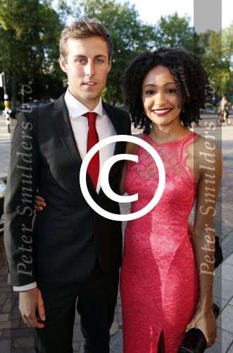 Amsterdam 25 juni 2013
Premiere Tula the Revolt in het tropenmuseum. Natalie Simpson met man
Peter Smulders bv