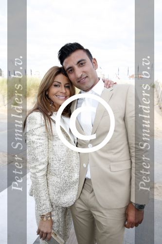 Noordwijk 29 juni 2013
Trouwen Kristina Bozilovic en Tamar Gonen in beachclub O van hotels van oranje. Olcay Gulsen met broer van bruidegom Metin Gonen
Peter Smulders bv