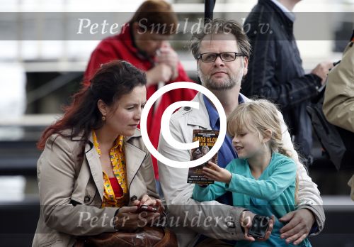 Amsterdam 10 juli 2013
Patrick Stoof met vrouw en dochter in Amsterdam.
Peter Smulders bv