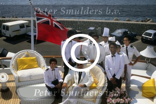 Cannes, 28 Augustus 1990
Prins de Lignac (Abraham v Leeuwen) met zijn \