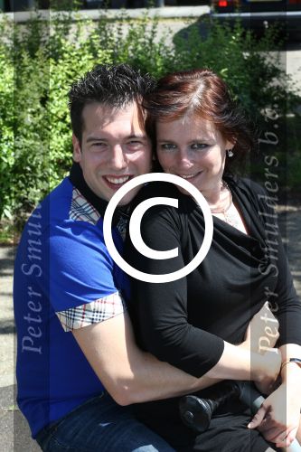 Heerlen, 22 Juni 2013
Rebecca Schouw, 100 kilo lichter met haar nieuwe vriend/manager Roy en hun \