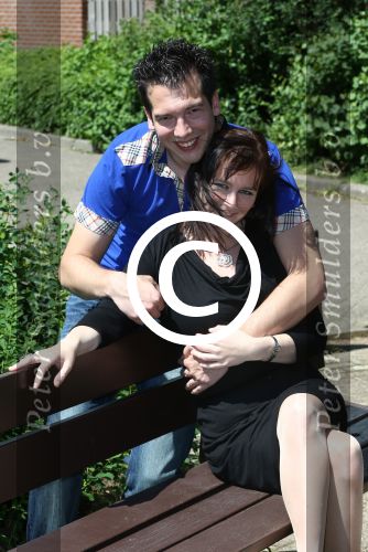 Heerlen, 22 Juni 2013
Rebecca Schouw, 100 kilo lichter met haar nieuwe vriend/manager Roy en hun \