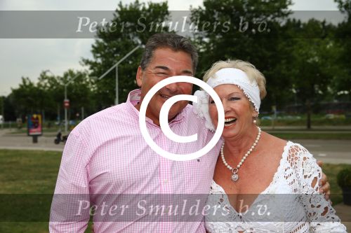 Amsterdam, 5 Augustus 2013
Premiere Circus Herman Renz
Ria Valk met een vriend
Foto Peter Smulders BV