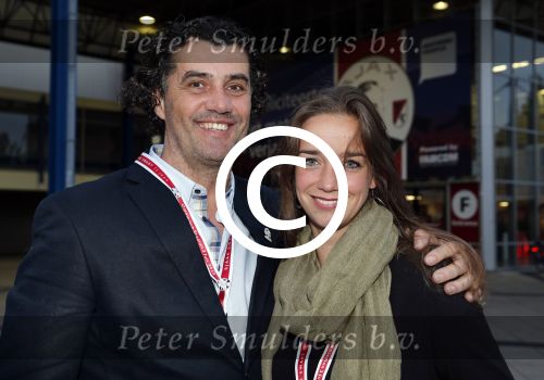 Amsterdam 3 juli 2013
Sjaak Swart 75 jaar . Hij viert dat met een wedstrijd met oud ajax spelers in het Olympisch stadion. Ron Bertelink met vriendin
Peter Smulders bv