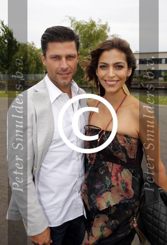 Amsterdam 26 juni 2013
Jackie\'s best dressed in the oyster club bij het olympisch stadion. Touriya Haoud  Vaughan met haar man Greg Vaughan
Peter Smulders bv