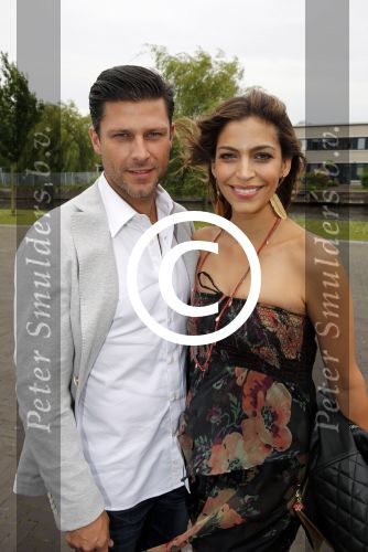 Amsterdam 26 juni 2013
Jackie\'s best dressed in the oyster club bij het olympisch stadion. Touriya Haoud  Vaughan met haar man Greg Vaughan
Peter Smulders bv