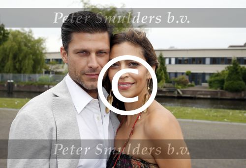 Amsterdam 26 juni 2013
Jackie\'s best dressed in the oyster club bij het olympisch stadion. Touriya Haoud  Vaughan met haar man Greg Vaughan
Peter Smulders bv