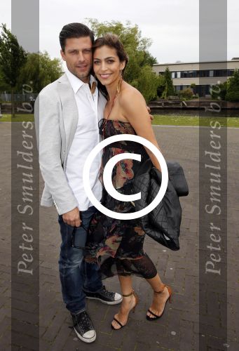 Amsterdam 26 juni 2013
Jackie\'s best dressed in the oyster club bij het olympisch stadion. Touriya Haoud  Vaughan met haar man Greg Vaughan
Peter Smulders bv