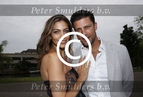 Amsterdam 26 juni 2013
Jackie\'s best dressed in the oyster club bij het olympisch stadion. Touriya Haoud  Vaughan met haar man Greg Vaughan
Peter Smulders bv