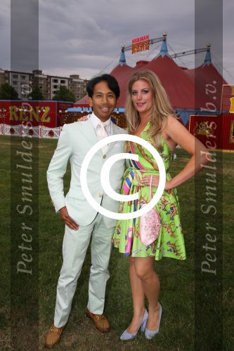 Amsterdam, 5 Augustus 2013
Premiere Circus Herman Renz
Wibi Soerjadi met zijn nieuwe vriendin
Foto Peter Smulders BV