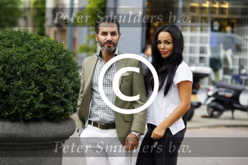 Amsterdam 12 augustus 2015
Amanda Balk met haar vriend