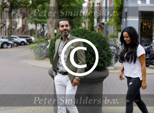 Amsterdam 12 augustus 2015
Amanda Balk met haar vriend