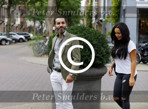 Amsterdam 12 augustus 2015
Amanda Balk met haar vriend