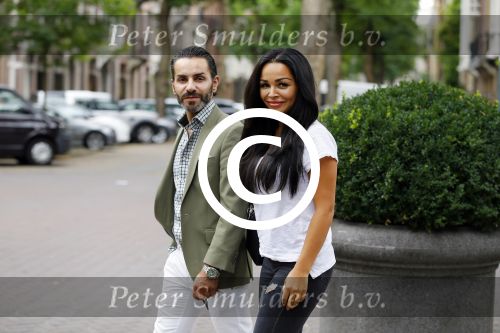 Amsterdam 12 augustus 2015
Amanda Balk met haar vriend