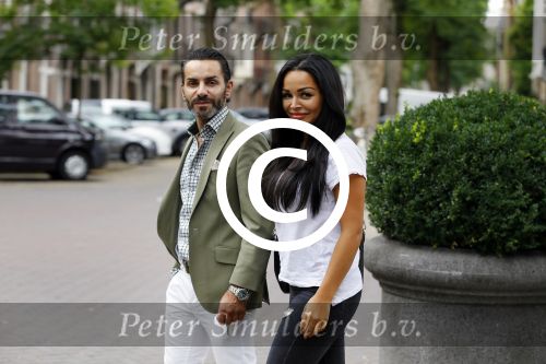 Amsterdam 12 augustus 2015
Amanda Balk met haar vriend