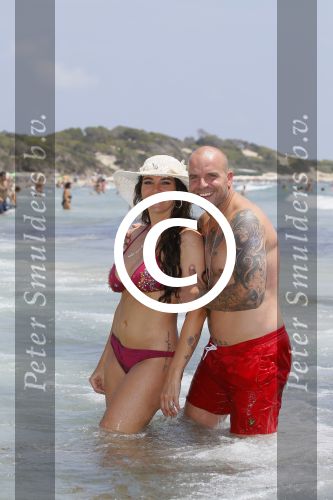 Ibiza 25 juli 2015
Andy en Melisa v d Meyde zijn voor opnames soap op ibiza.