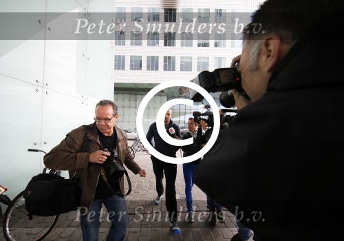 Amsterdam 24 juni 2015 
Rechtzaak Badr Hari inzake Koen Everink in de nieuwe rechtbank (paleis van justitie) in Amsterdam. Zijn advocaat Benedicte Ficq was ook aanwezig.