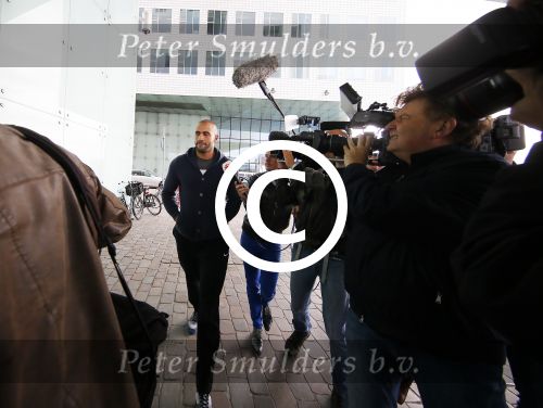 Amsterdam 24 juni 2015 
Rechtzaak Badr Hari inzake Koen Everink in de nieuwe rechtbank (paleis van justitie) in Amsterdam. Zijn advocaat Benedicte Ficq was ook aanwezig.
