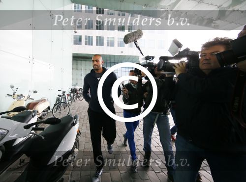 Amsterdam 24 juni 2015 
Rechtzaak Badr Hari inzake Koen Everink in de nieuwe rechtbank (paleis van justitie) in Amsterdam. Zijn advocaat Benedicte Ficq was ook aanwezig.