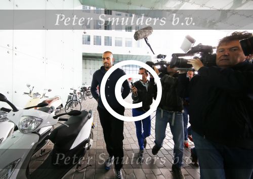 Amsterdam 24 juni 2015 
Rechtzaak Badr Hari inzake Koen Everink in de nieuwe rechtbank (paleis van justitie) in Amsterdam. Zijn advocaat Benedicte Ficq was ook aanwezig.