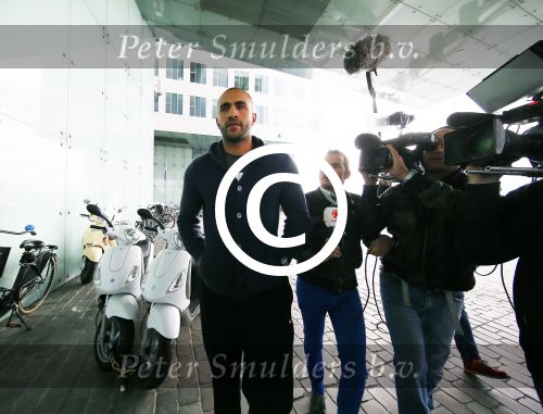 Amsterdam 24 juni 2015 
Rechtzaak Badr Hari inzake Koen Everink in de nieuwe rechtbank (paleis van justitie) in Amsterdam. Zijn advocaat Benedicte Ficq was ook aanwezig.