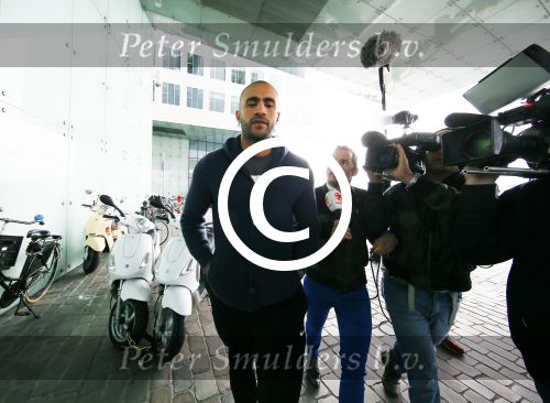 Amsterdam 24 juni 2015 
Rechtzaak Badr Hari inzake Koen Everink in de nieuwe rechtbank (paleis van justitie) in Amsterdam. Zijn advocaat Benedicte Ficq was ook aanwezig.