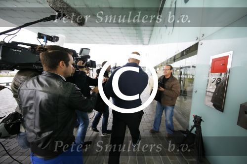 Amsterdam 24 juni 2015 
Rechtzaak Badr Hari inzake Koen Everink in de nieuwe rechtbank (paleis van justitie) in Amsterdam. Zijn advocaat Benedicte Ficq was ook aanwezig.