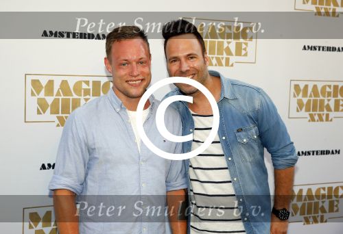 Amsterdam 1 juli 2015
Premiere Magic Mike XXL in Tuschinski in aanwezigheid van de cast met Channing Tatum Matt Bomer Joe Manganiello Adam RodriguezAmber Heard Jada Pinkett Smith en regisseur Gregory Jacobs. Barry Paff en partner