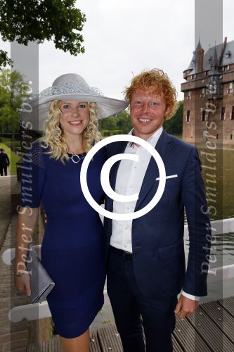 Haarzuilens 17 juni 2015
Haringparty op kasteel de Haar. Ben Woldring met vriendin en ouders