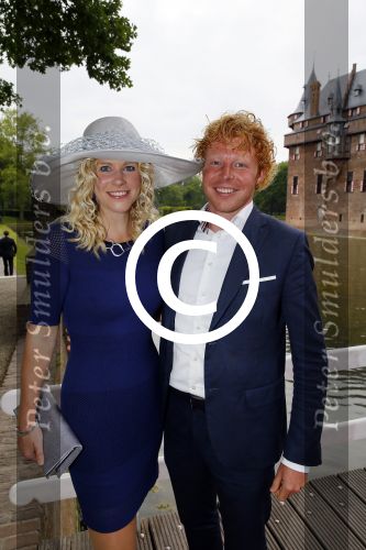 Haarzuilens 17 juni 2015
Haringparty op kasteel de Haar. Ben Woldring met vriendin en ouders
