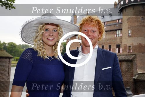 Haarzuilens 17 juni 2015
Haringparty op kasteel de Haar. Ben Woldring met vriendin en ouders