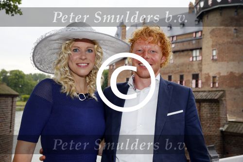Haarzuilens 17 juni 2015
Haringparty op kasteel de Haar. Ben Woldring met vriendin en ouders