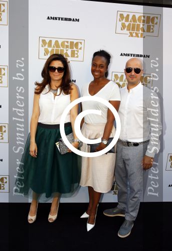 Amsterdam 1 juli 2015
Premiere Magic Mike XXL in Tuschinski in aanwezigheid van de cast met Channing Tatum Matt Bomer Joe Manganiello Adam RodriguezAmber Heard Jada Pinkett Smith en regisseur Gregory Jacobs. Carla de Barros de Barbosa