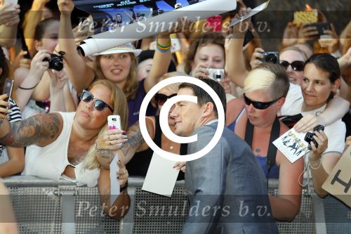 Amsterdam 1 juli 2015
Premiere Magic Mike XXL in Tuschinski in aanwezigheid van de cast met Channing Tatum Matt Bomer Joe Manganiello Adam RodriguezAmber Heard Jada Pinkett Smith en regisseur Gregory Jacobs.