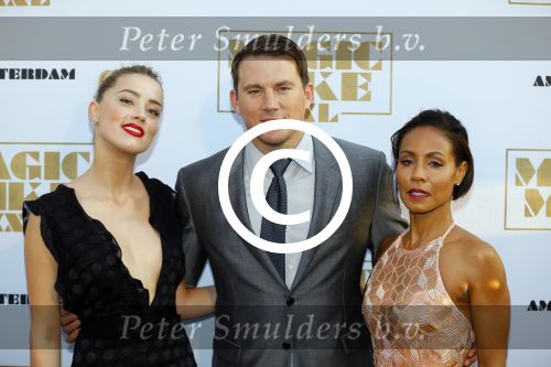 Amsterdam 1 juli 2015
Premiere Magic Mike XXL in Tuschinski in aanwezigheid van de cast met Channing Tatum Matt Bomer Joe Manganiello Adam RodriguezAmber Heard Jada Pinkett Smith en regisseur Gregory Jacobs.