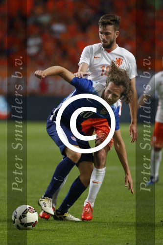 Amsterdam, 5 Juni 2015 
Vriendschappelijke interland Nederland-USA, Eindstand 3-4
Davy Propper