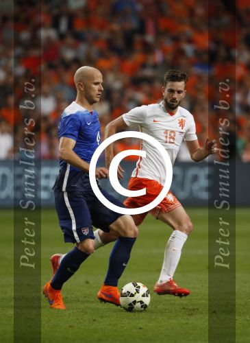 Amsterdam, 5 Juni 2015 
Vriendschappelijke interland Nederland-USA, Eindstand 3-4
Davy Propper