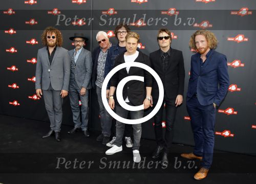 Amsterdam 26 juni 2015
Dance $ life gala. Direct enkele leden van de Golden Earring oa Cesar Zuiderwijk
