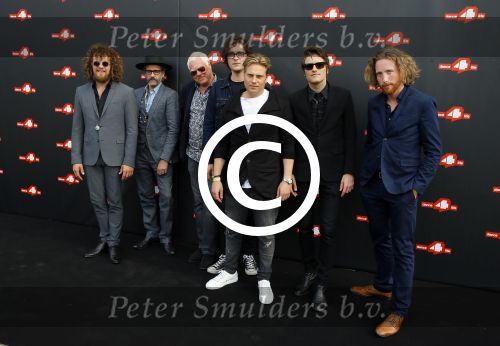 Amsterdam 26 juni 2015
Dance $ life gala. Direct enkele leden van de Golden Earring oa Cesar Zuiderwijk