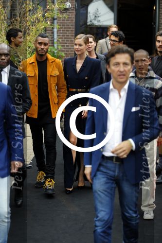 Amsterdam 13 juli 2015
Modeshow Maria Cle Leal tijdens de Amsterdam fashion week in aanwezigheid van Doutzen Kroes en Sunnery James.