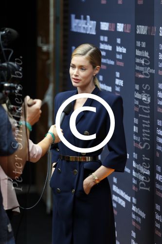 Amsterdam 13 juli 2015
Modeshow Maria Cle Leal tijdens de Amsterdam fashion week in aanwezigheid van Doutzen Kroes en Sunnery James.