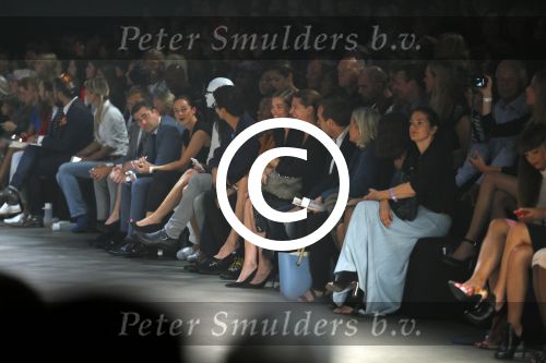Amsterdam 13 juli 2015
Modeshow Maria Cle Leal tijdens de Amsterdam fashion week in aanwezigheid van Doutzen Kroes en Sunnery James.