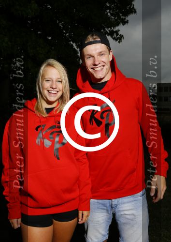 Bunnik 12 juli 2015
Enzo Knol en Dee v d Zeeuw met hun kleding.