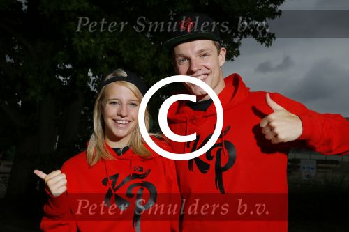 Bunnik 12 juli 2015
Enzo Knol en Dee v d Zeeuw met hun kleding.