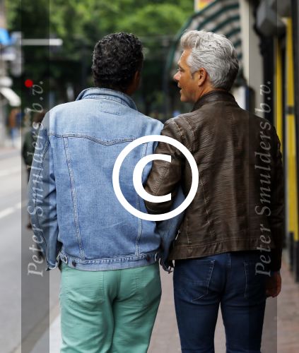 Amsterdam 8 juli 2015  
Frank Sanders met goede vriend Steve Moonen en Bas..en..