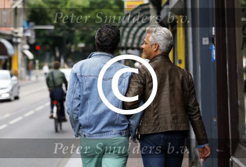 Amsterdam 8 juli 2015  
Frank Sanders met goede vriend Steve Moonen en Bas..en..