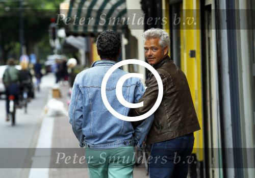 Amsterdam 8 juli 2015  
Frank Sanders met goede vriend Steve Moonen en Bas..en..