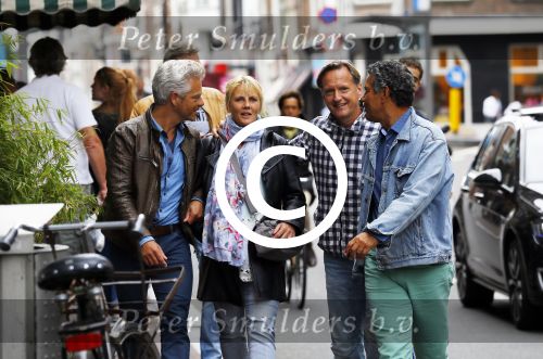 Amsterdam 8 juli 2015  
Frank Sanders met goede vriend Steve Moonen en Bas..en..