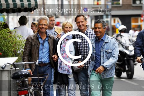 Amsterdam 8 juli 2015  
Frank Sanders met goede vriend Steve Moonen en Bas..en..