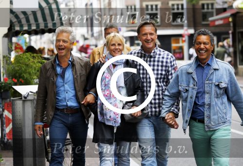 Amsterdam 8 juli 2015  
Frank Sanders met goede vriend Steve Moonen en Bas..en..